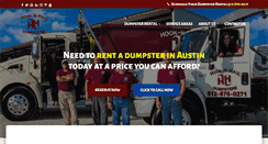 Desktop Screenshot of hooknhauldumpsters.com